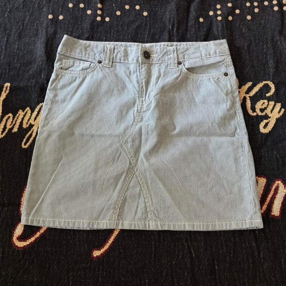 Striped Tommy Hilfiger Denim Mini Skirt -Size 4